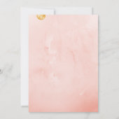 Galentine's Day cup bloemen modern roze Uitnodigin Kaart (Achterkant)