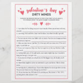Galentines Day Dirty Minds spel Flyer (Voorkant)