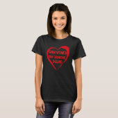 Galentines Day Drinking Squad Fav Single Bestie Va T-shirt (Voorkant volledig)