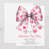 Galentine's Day 'Favoriete Dingen' Uitnodiging (Voorkant / Achterkant)