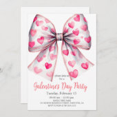 Galentine's Day 'Favorite Things' Invitation Kaart (Voorkant / Achterkant)