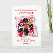 Galentine's Day Feb 13 Gal Pals vieren Vrienden Feestdagen Kaart (Voorkant)