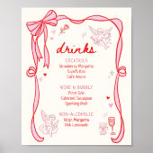 Galentine's Day Feest Downloadbare Dranken Poster (Voorkant)