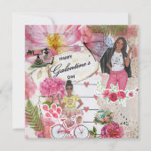 Galentine's Day Flat Wenskaart (Voorkant)