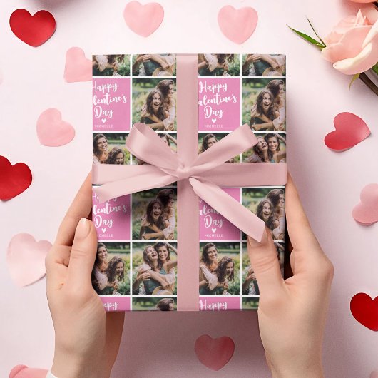Galentines Day Friends Photo Wrapping Paper Cadeaupapier