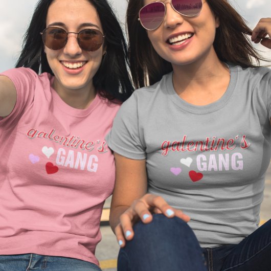 Galentine's Day Gang Girls Dames Tri-Blend Shirt