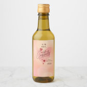 Galentine's Day Gepersonaliseerde Wijnfles Etiket (Voorkant)