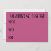 Galentine's Day Get-Samen | Zwart-roze (Achterkant)