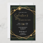 Galentine's Day Glam party tropisch Kaart (Voorkant)