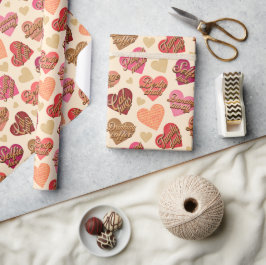 Galentine's Day, Harten en Woorden, Valentijn Cadeaupapier