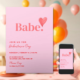 Galentine's Day Heart Design Kaart