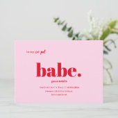 Galentine's Day Invitation Design Kaart (Staand voorkant)