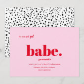 Galentine's Day Invitation Design Kaart (Voorkant / Achterkant)