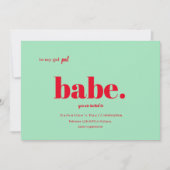 Galentine's Day Invitation Design Kaart (Voorkant)