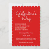 Galentine's Day Invitation Design Kaart (Voorkant)