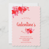 Galentine's Day Invitation Design Kaart (Voorkant)