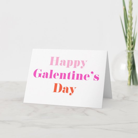 Galentine's Day-kaart Kaart (Voorkant)