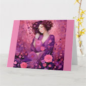 Galentine's Day Kaart "Mijn Ware Liefde"  (Gele Bloem)