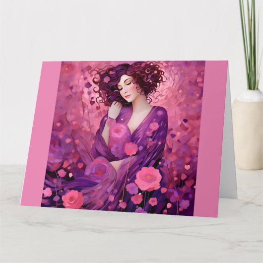 Galentine's Day Kaart "Mijn Ware Liefde"  (Voorkant)