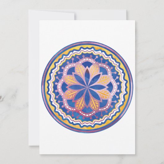 Galentine's Day Mandala Kaart (Achterkant)