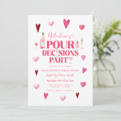 Galentine's Day Meisjes Nacht Valentijn's Party Kaart (Staand voorkant)