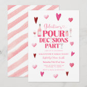 Galentine's Day Meisjes Nacht Valentijn's Party Kaart (Voorkant / Achterkant)