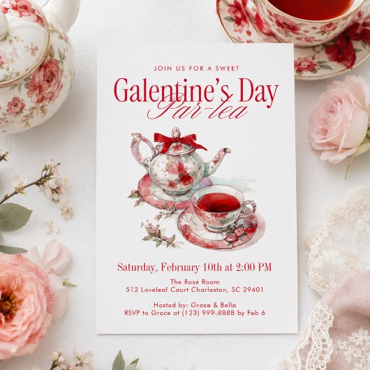 Galentine's Day Par-tea Kaart
