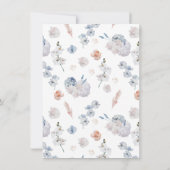 Galentine's Day party floral Kaart (Achterkant)