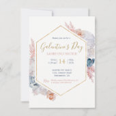 Galentine's Day party floral Kaart (Voorkant)