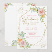 Galentine's Day party-uitnodiging Kaart (Voorkant / Achterkant)