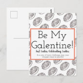 Galentine's Day Post Card Briefkaart (Voorkant / Achterkant)