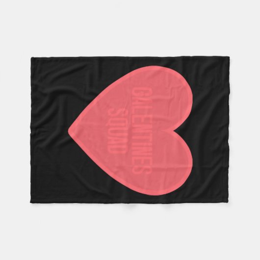Galentines Day Squad Bff Valentines Day Friendship Fleece Deken (Voorkant (Horizontaal))