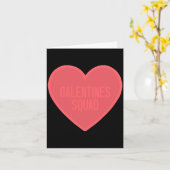 Galentines Day Squad Bff Valentines Day Friendship Kaart (Gele Bloem)