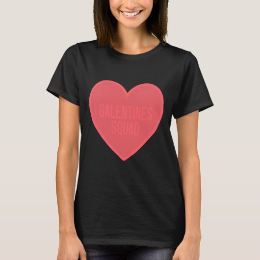 Galentines Day Squad Bff Valentines Day Friendship T-shirt (Voorkant)