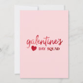 Galentine's Day Squad Feestdagenkaart (Voorkant)