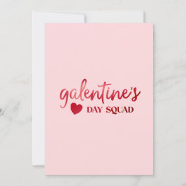 Galentine's Day Squad Feestdagenkaart