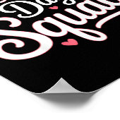 Galentine's Day Squad For Friends Festive Ladies V Poster (Hoek)