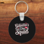 Galentine's Day Squad For Friends Festive Ladies V Sleutelhanger (Voorkant)