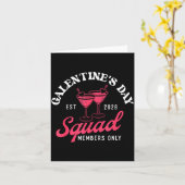 Galentine's Day Squad - Galentine's Day Gals Siste Kaart (Gele Bloem)