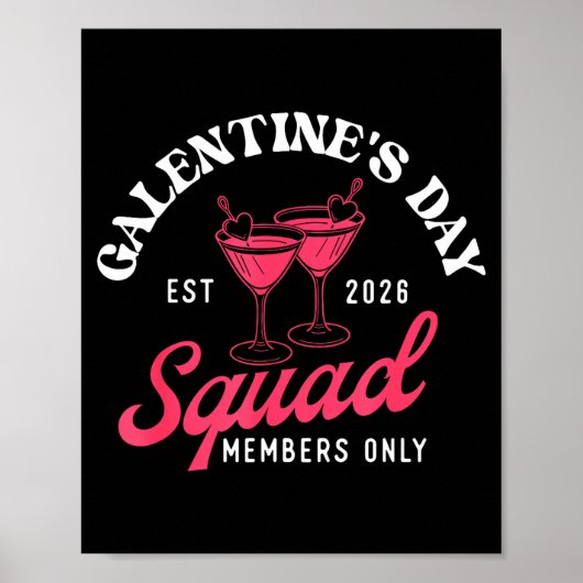 Galentine's Day Squad - Galentine's Day Gals Siste Poster (Voorkant)