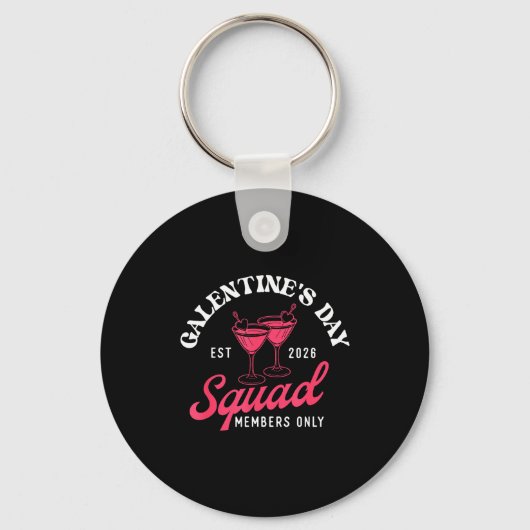 Galentine's Day Squad - Galentine's Day Gals Siste Sleutelhanger (Voorkant)