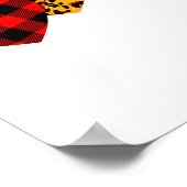 Galentines Day Squad Valentines Hearts Love Leopar Poster (Hoek)