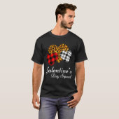 Galentines Day Squad Valentines Hearts Love Leopar T-shirt (Voorkant volledig)