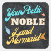 Galentine's Day Stick Square Sticker (Voorkant)