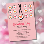 Galentine's Day Sushi Dinner Party Valentijnsdag Kaart