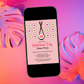 Galentine's Day Sushi Dinner Party Valentijnsdag Kaart