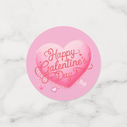 Galentine's Day Table Confetti (Kleine voorkant)