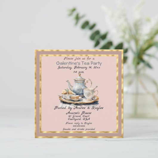 Galentine's Day Tea Party (Staand voorkant)