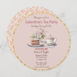 Galentine's Day Tea Party Kaart