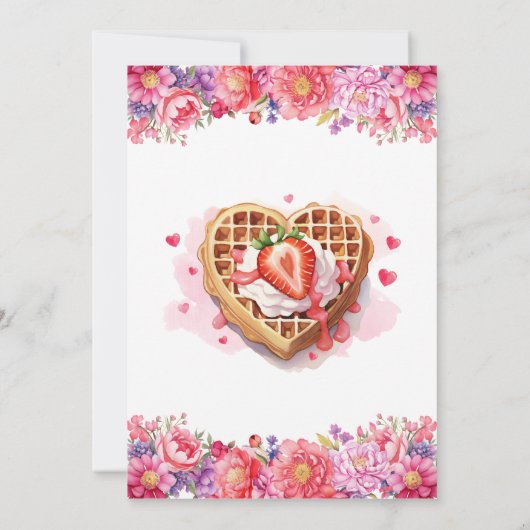 Galentine's Day Valentijn Brunch Uitnodiging (Achterkant)